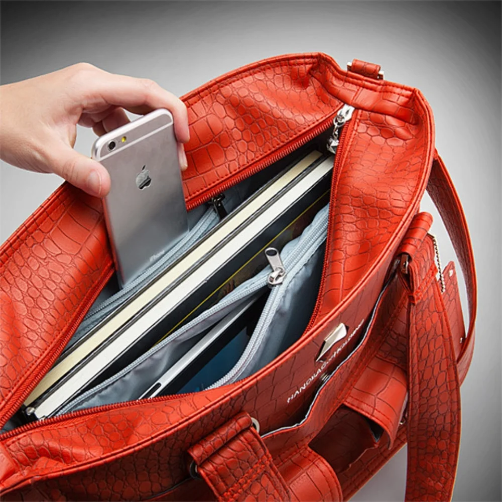 ThinkGeek Vegan Leather (Dragon Scale) "Handbag of Holding" RARE - Discontinued - Picture 6 of 11